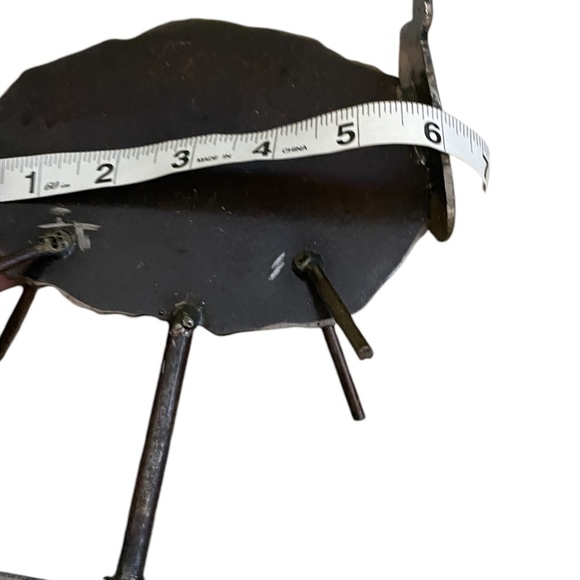 Brutalist Hand Forged Cast Iron Sheep Metal Art Sculpture - Picture 6 of 6